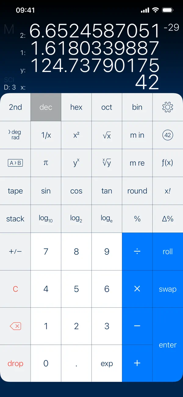 PCalc — iPhone screenshots 1