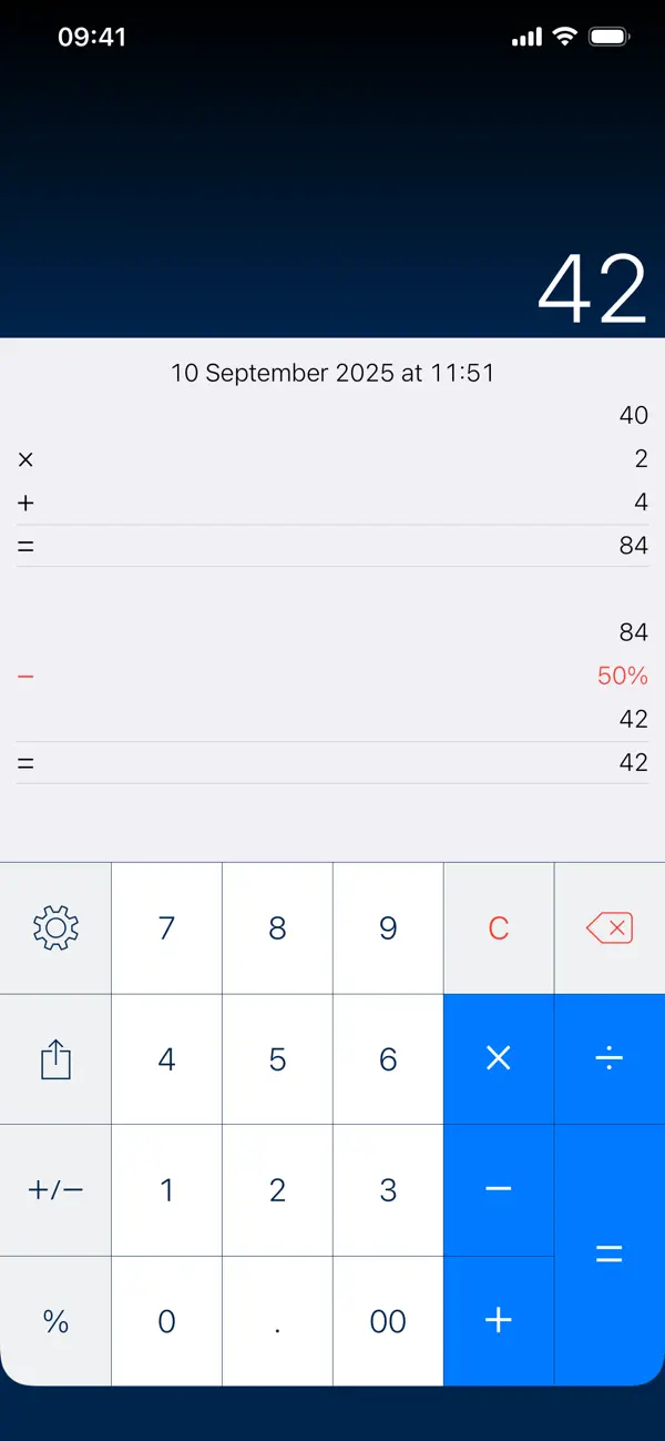 PCalc — iPhone 截图 4