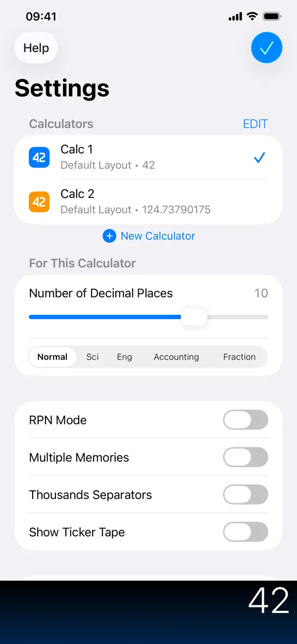 PCalc — iPhone 截图 9