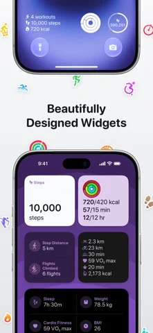 Peak: Health & Fitness Widgets — iPhone screenshots 2
