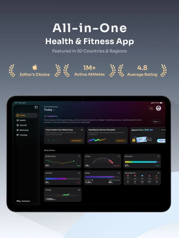 PeakWatch — iPad 截图 1