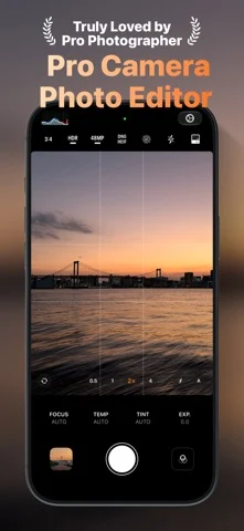 PhotonCam: Pro Camera & Editor — iPhone screenshots 1