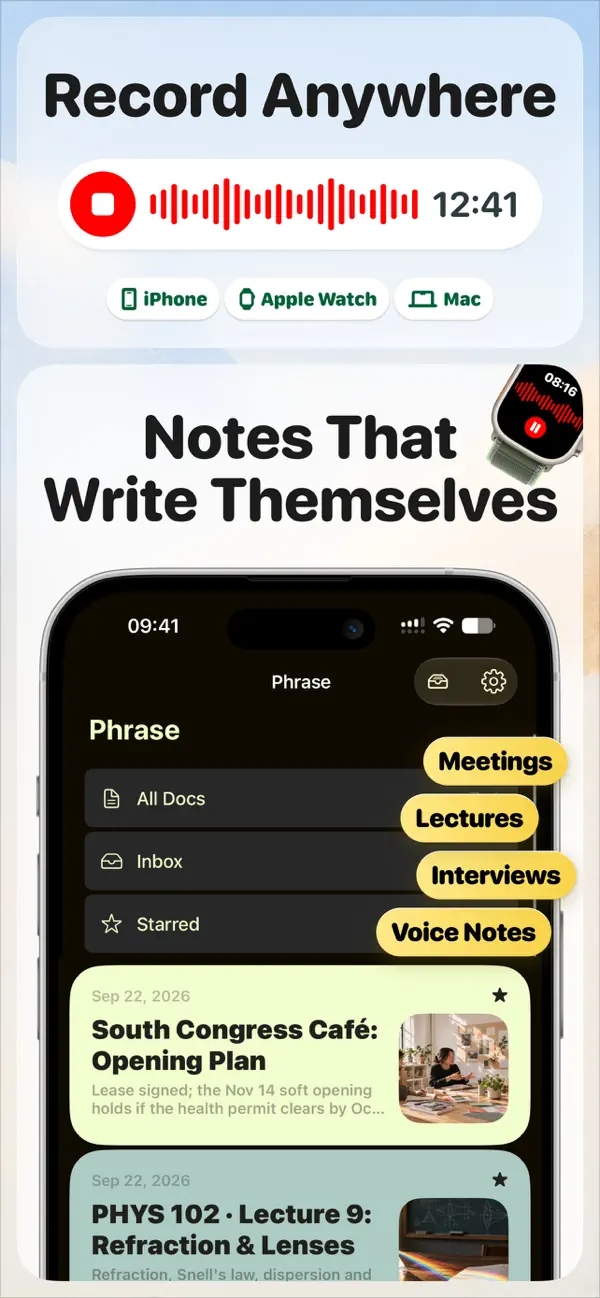 Phrase — iPhone screenshots 1