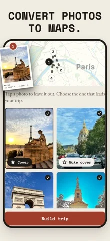 PixoMap: Trip Maps from Photos — iPhone screenshots 2