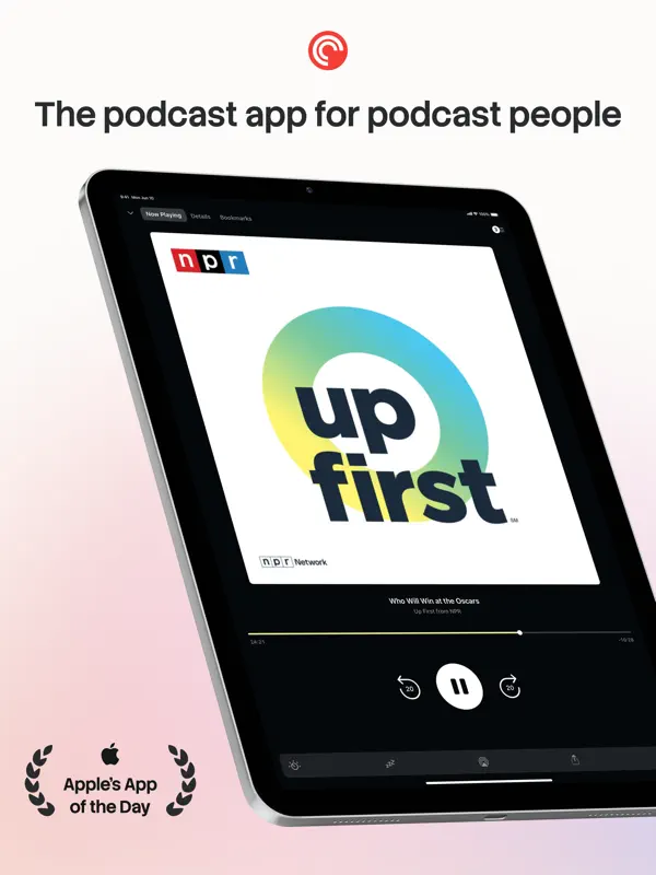 Pocket Casts — iPad screenshots 1