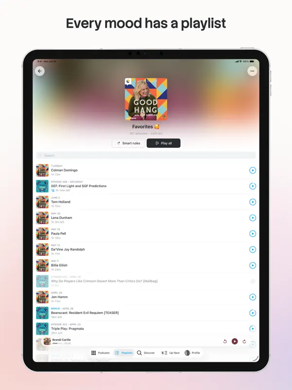 Pocket Casts — iPad screenshots 3