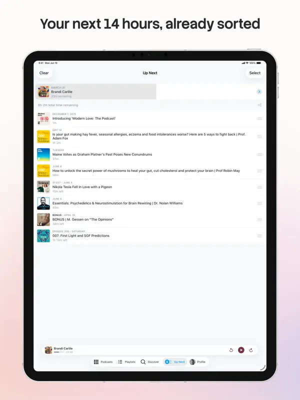 Pocket Casts — iPad screenshots 4