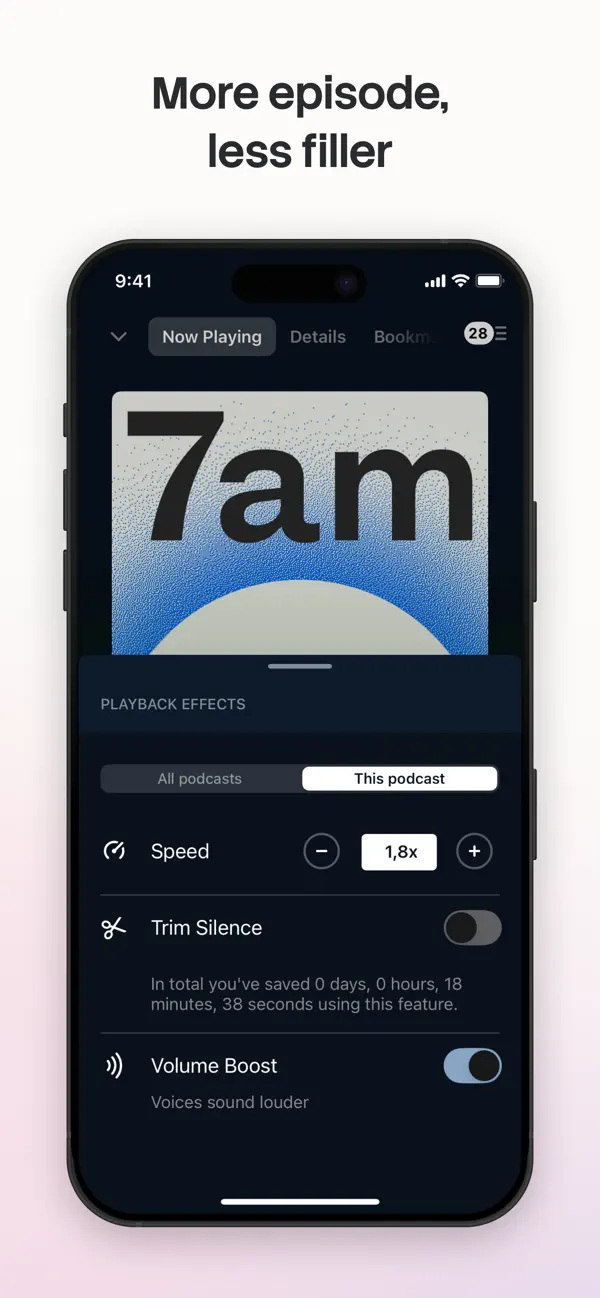 Pocket Casts — iPhone screenshots 5