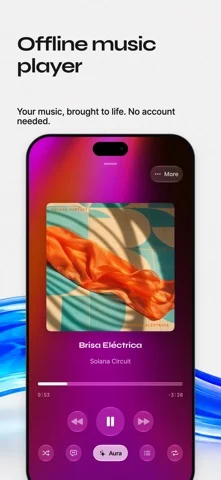 Prismatic Offline Music Player — iPhone screenshots 1