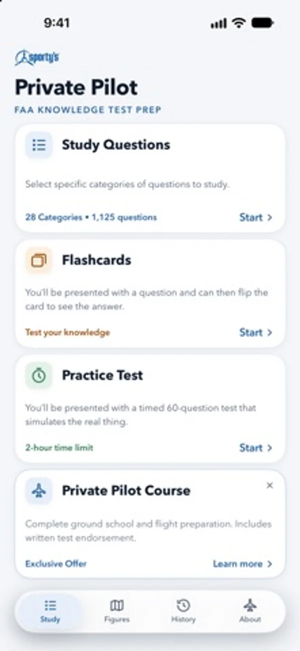 Private Pilot Test Prep — iPhone screenshots 1