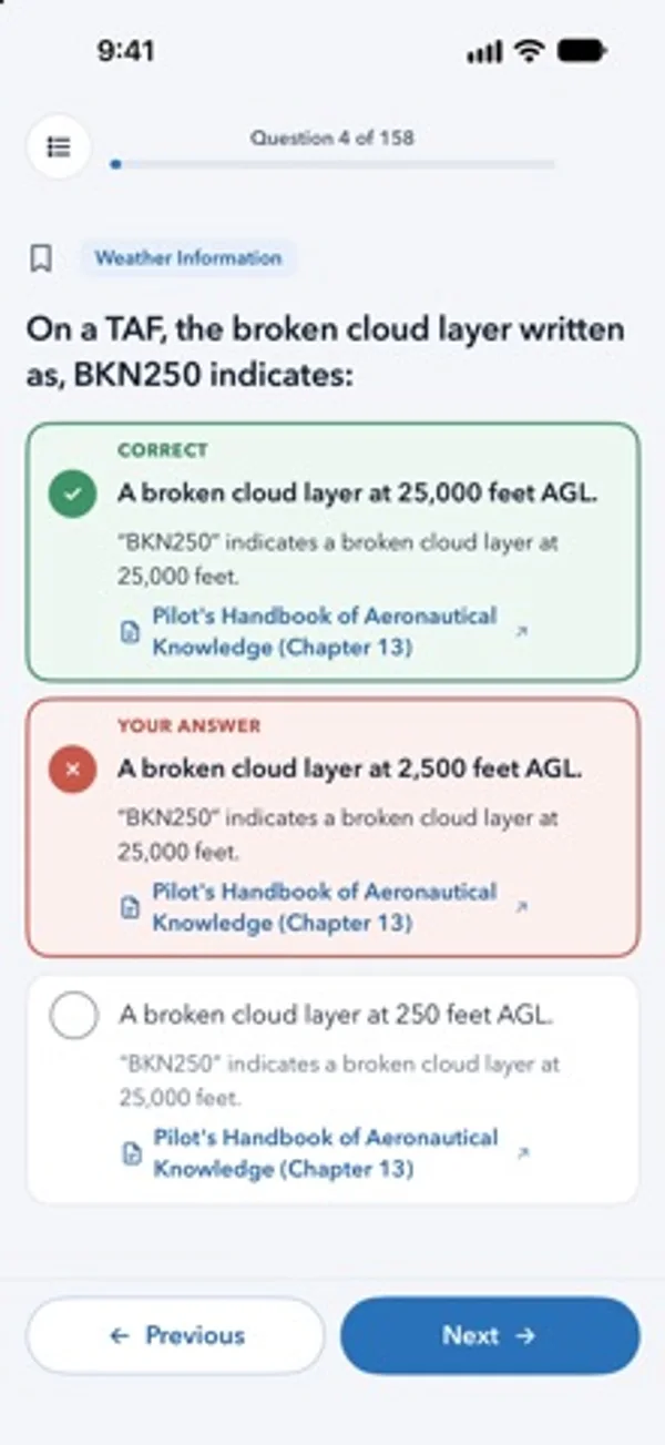Private Pilot Test Prep — iPhone screenshots 2