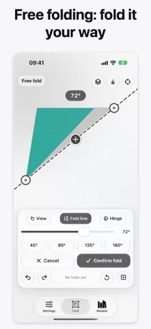 PureOrigami Paper Folding — iPhone 截图 2