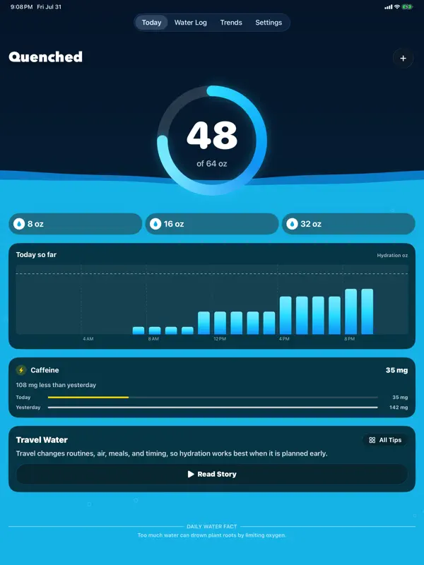 Quenched — iPad screenshots 1