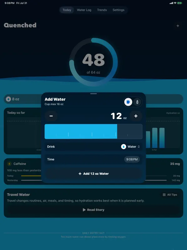 Quenched — iPad screenshots 2
