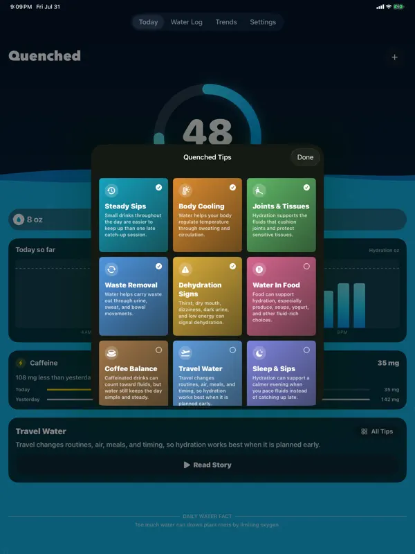 Quenched — iPad screenshots 5