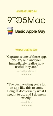 Quick Notes - Capture — iPhone 스크린샷 2