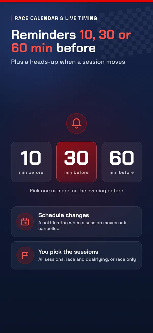 Race Calendar & Live Timing — iPhone screenshots 8