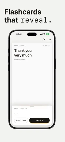 RectoVerso: Flashcards — iPhone screenshots 1
