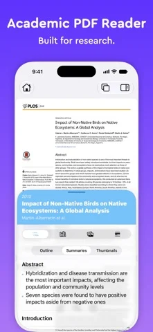 Researchist: PDF Reader — iPhone 截图 1