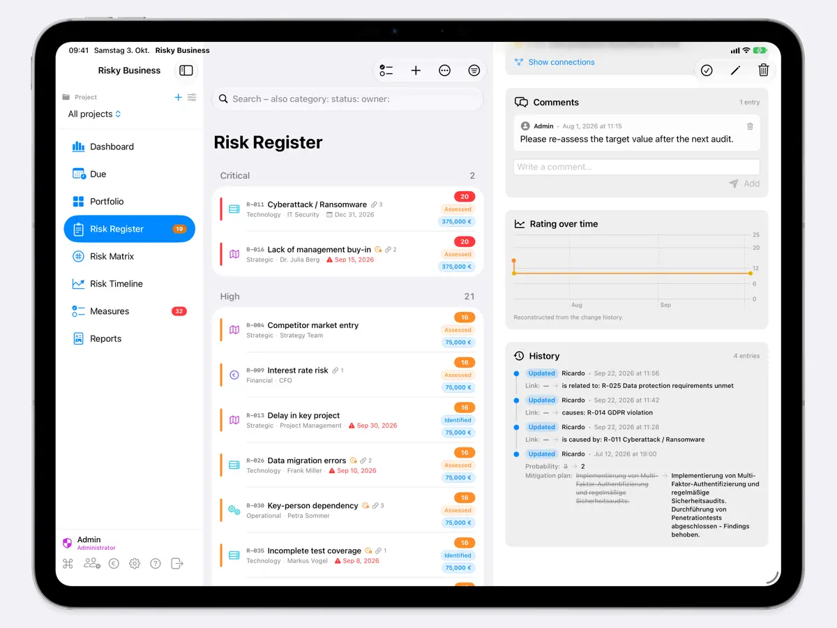 Risky Business — iPad screenshots 2