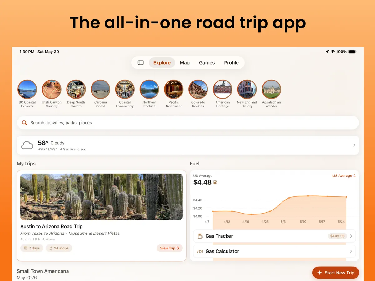 Road Trip! — iPad screenshots 1