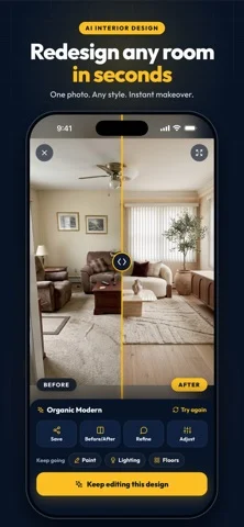 RoomGenie: AI Room Design — iPhone screenshots 1