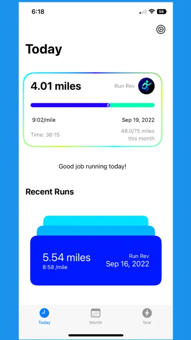 RunRev — iPhone 스크린샷 1