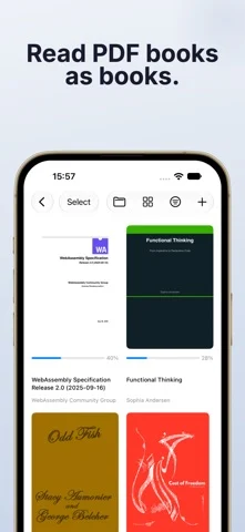 shelff – PDF Book Reader — iPhone 截图 1
