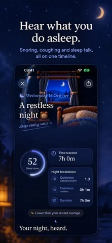 Sleep Log AI : Coach & Tracker — iPhone スクリーンショット 1