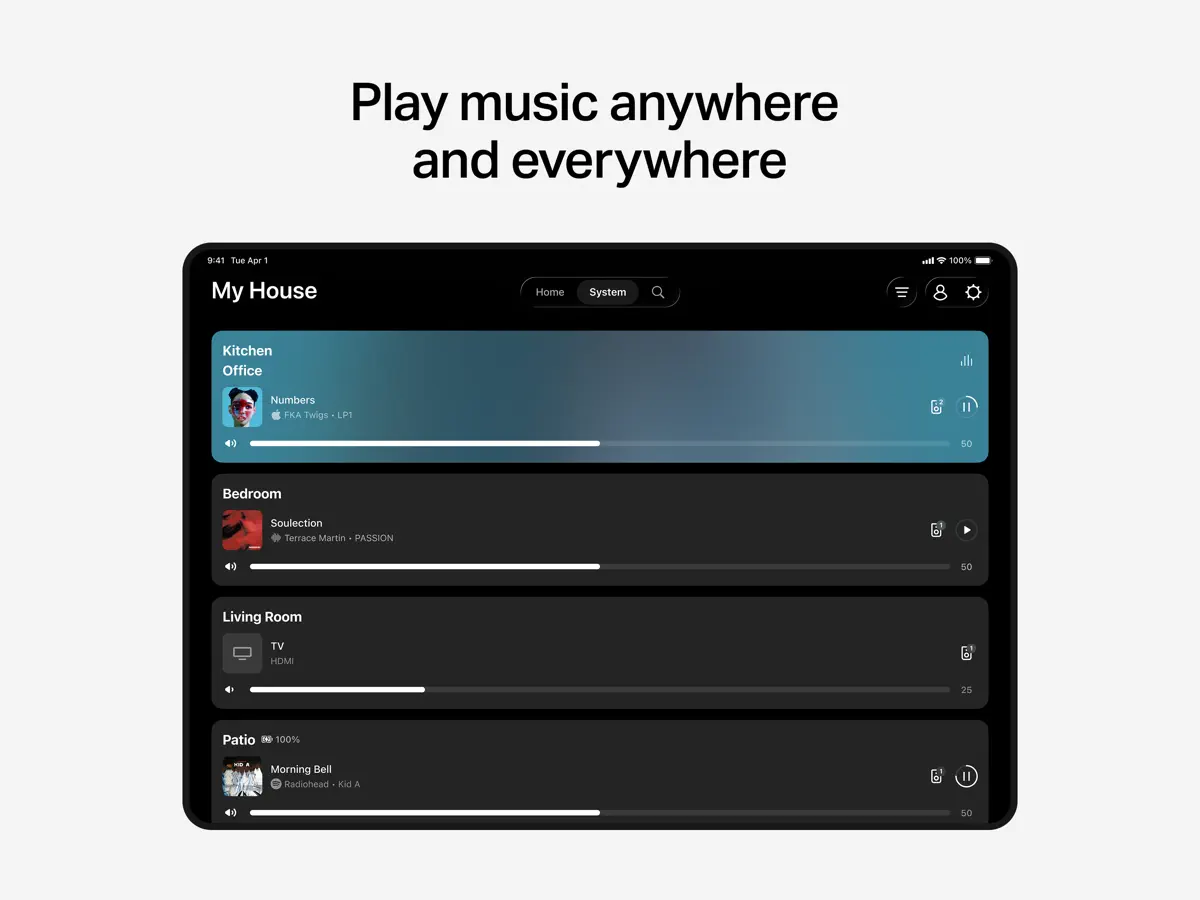 Sonos — iPad screenshots 3
