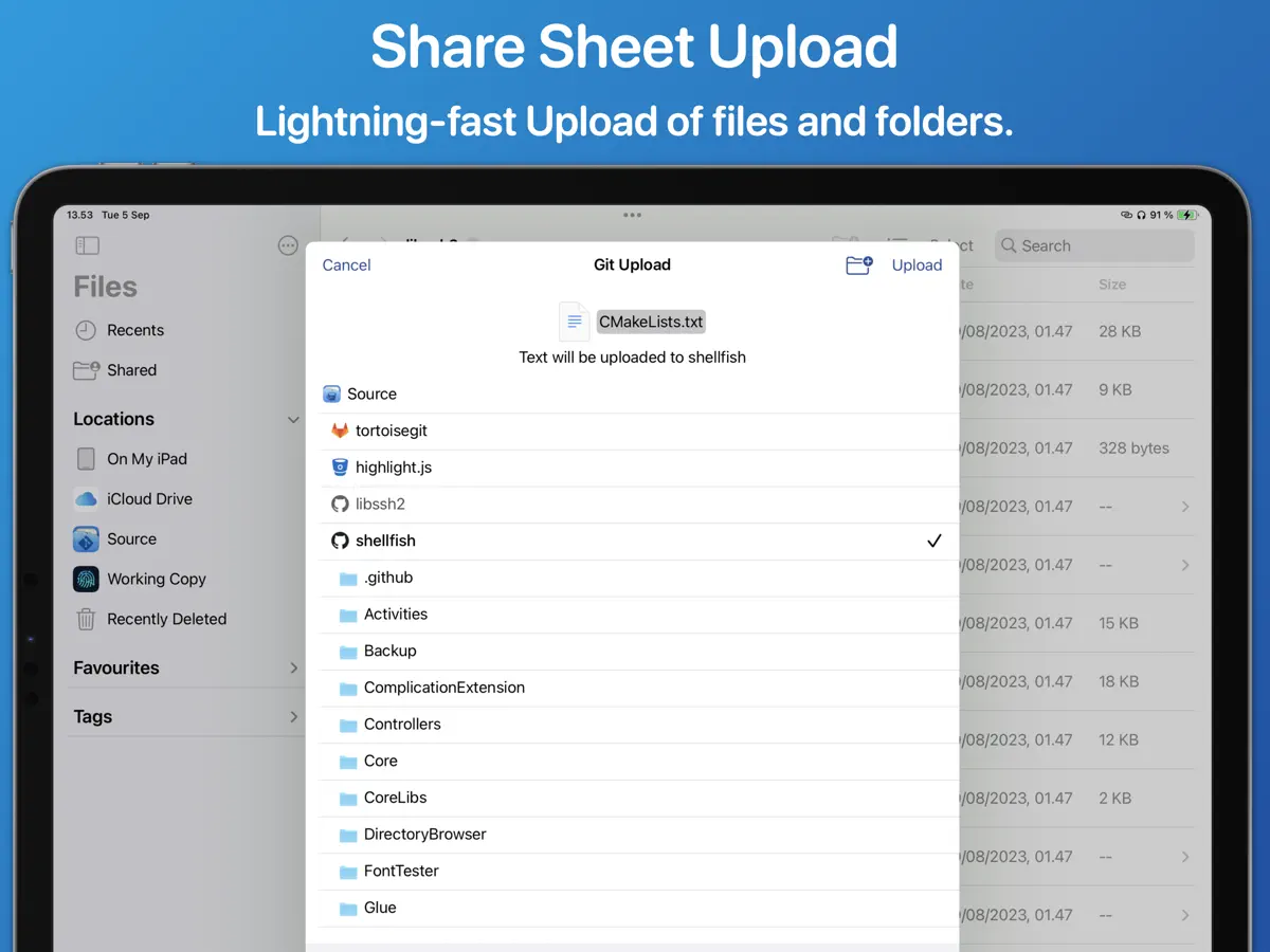 Source Files — iPad スクリーンショット 5