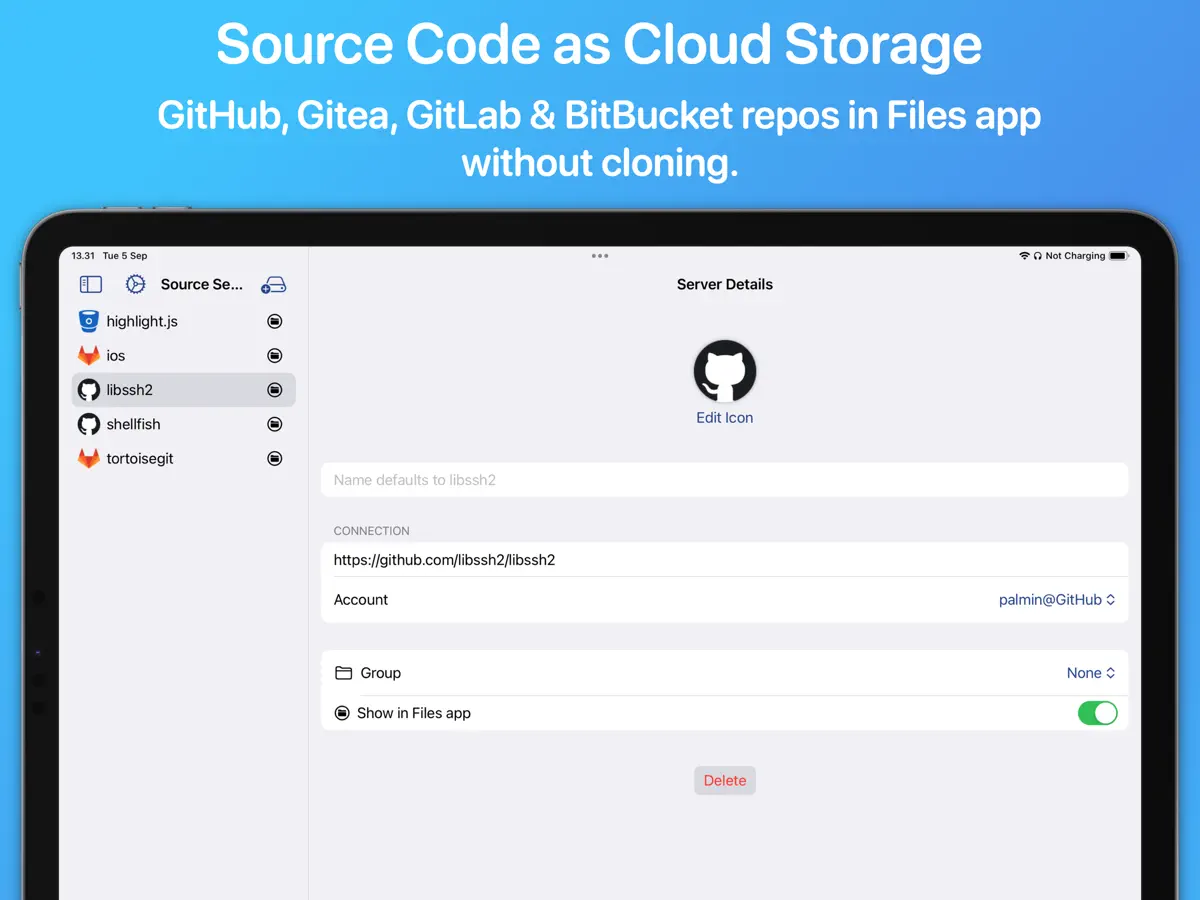 Source Files — iPad スクリーンショット 8