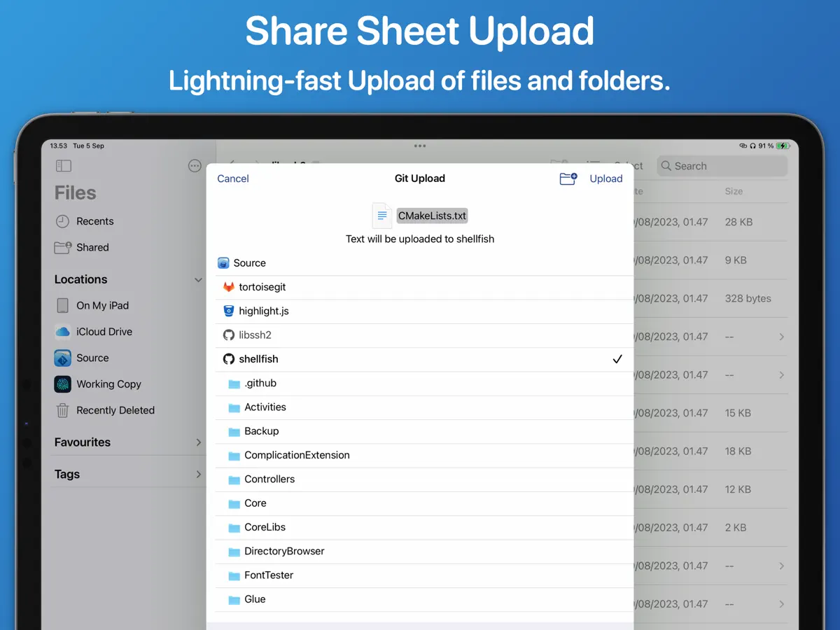 Source Files — iPad スクリーンショット 9