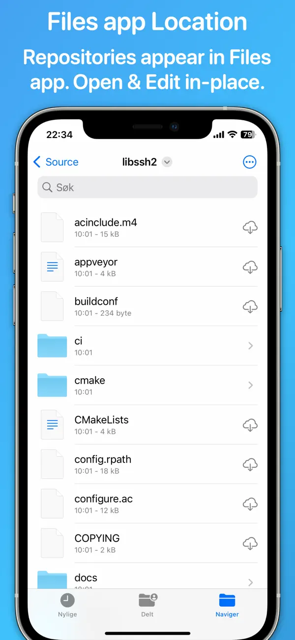 Source Files — iPhone スクリーンショット 3