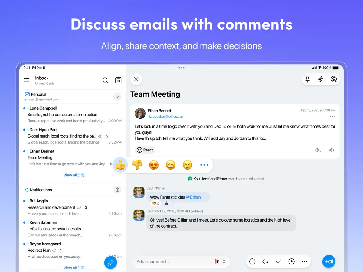 Spark Mail — iPad screenshots 10