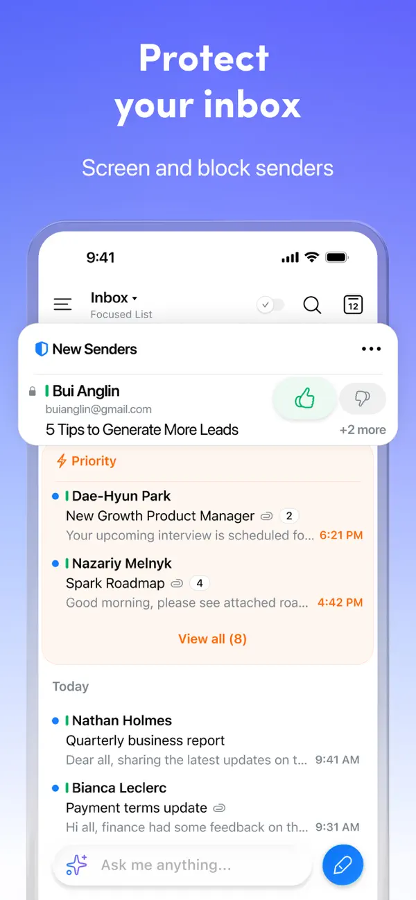 Spark Mail — iPhone スクリーンショット 5