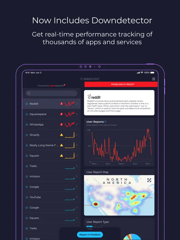 Speedtest — iPad スクリーンショット 2