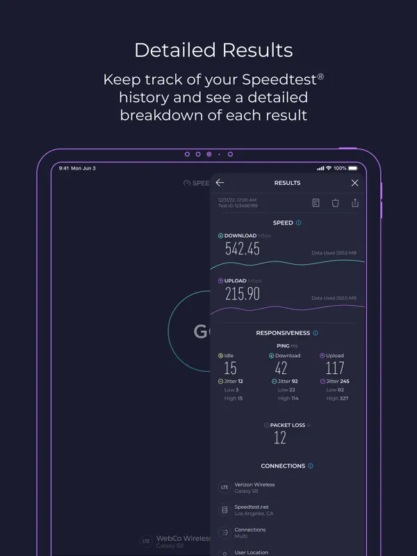 Speedtest — iPad screenshots 5