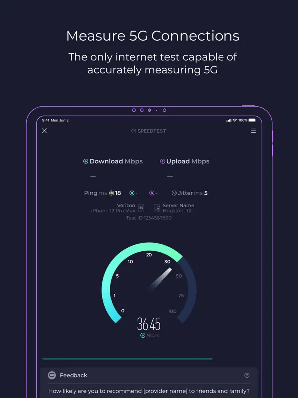Speedtest — iPad screenshots 7