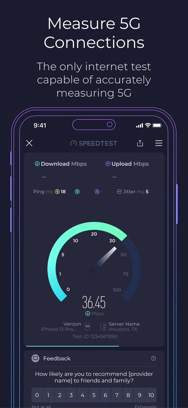 Speedtest — iPhone screenshots 7