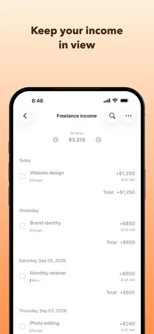 SpendLists: Income Tracker — iPhone 스크린샷 2