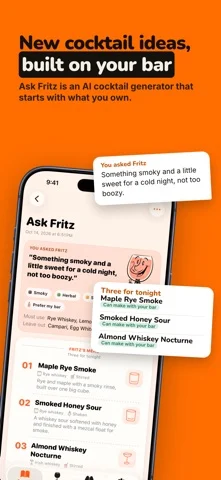 Spritz: AI Cocktail Recipes — iPhone スクリーンショット 2