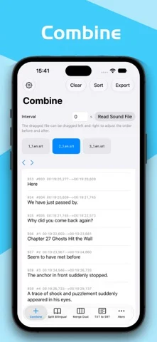 SRT Subtitle Toolbox Mobile — iPhone screenshots 1