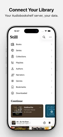 Still: for Audiobookshelf — iPhone screenshots 1