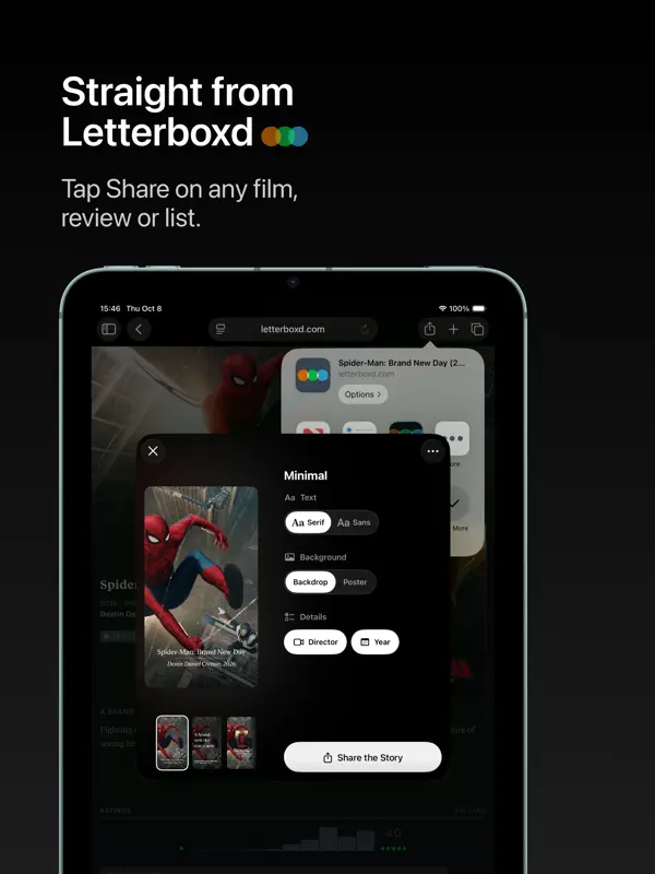 Stories For Letterboxd — iPad screenshots 4