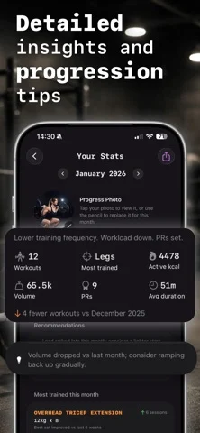 Strength Tracker - Maxine — iPhone 截图 2