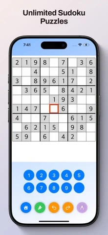 Sudoku Unlimited Puzzles — iPhone 스크린샷 1