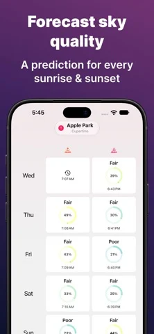 Sunset Predictions: Alpenglow — iPhone 스크린샷 1