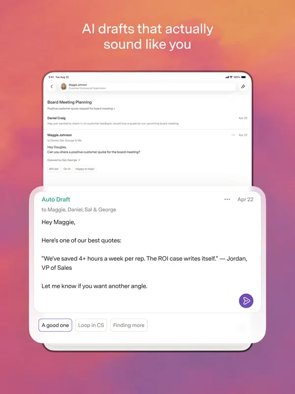 Superhuman Mail — iPad スクリーンショット 3