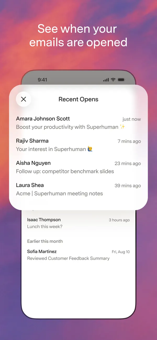 Superhuman Mail — iPhone screenshots 6